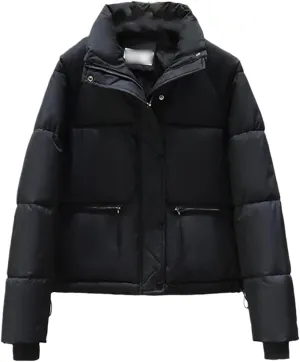 Winter Women's Down Jackets Hooded Warm Casual Coat Puffer Jacket Cotton Padded Short Jacket Loose Parka Overcoat