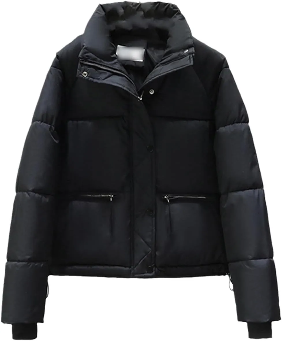 Winter Women's Down Jackets Hooded Warm Casual Coat Puffer Jacket Cotton Padded Short Jacket Loose Parka Overcoat
