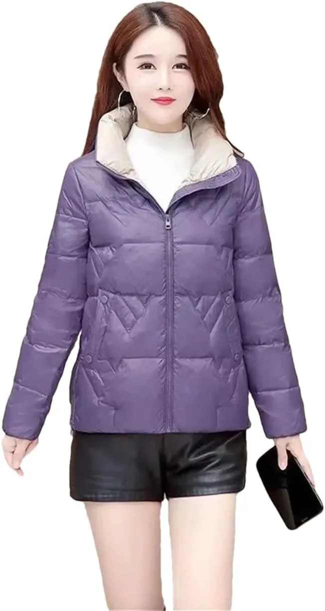 Women Down Padded Jacket Short Parkas Coat Thick Warm Cotton Coat Winter Jacket Outwear