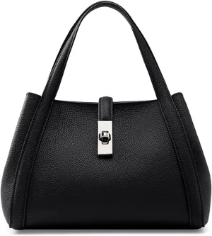 Women Genuine Leather Satchel Top Handle Design Mom Bucket Handbag Ladies Retro Large Capacity Crossbody Shoulder Bagsbag1210OWOISS