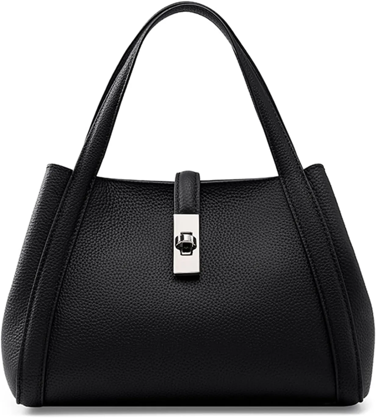 Women Genuine Leather Satchel Top Handle Design Mom Bucket Handbag Ladies Retro Large Capacity Crossbody Shoulder Bagsbag1210OWOISS