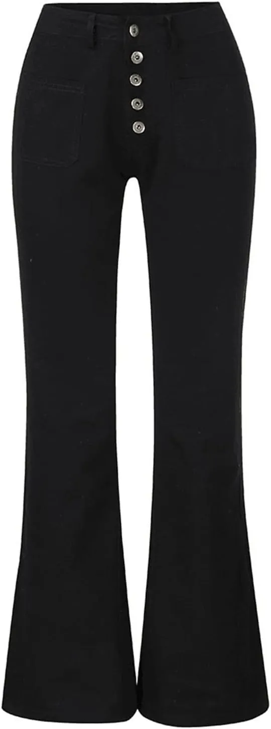 Womens Jeans Stretchy Jeans for Women Womens Pants High or Mid Waisted Jeans for Women Womens Wide Leg Pants