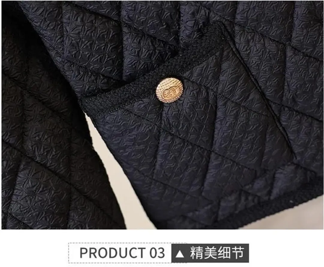 Women's Lightweight Short Cotton-Padded Jacket Winter Warm Cotton Padded Coat Tops