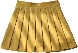 Womens Mini Pleated Skirts High Waist A-Line School Uniform Short Athletic Golf Skort Skirt for Dance