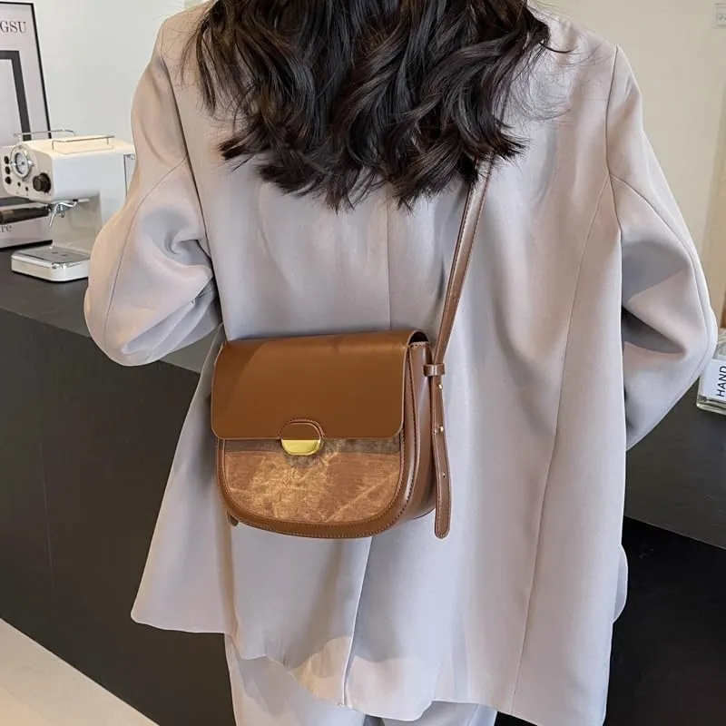 Women's Shoulder Bag Casual Simple Messenger Bag Western Style Saddle Bag Women's Bag