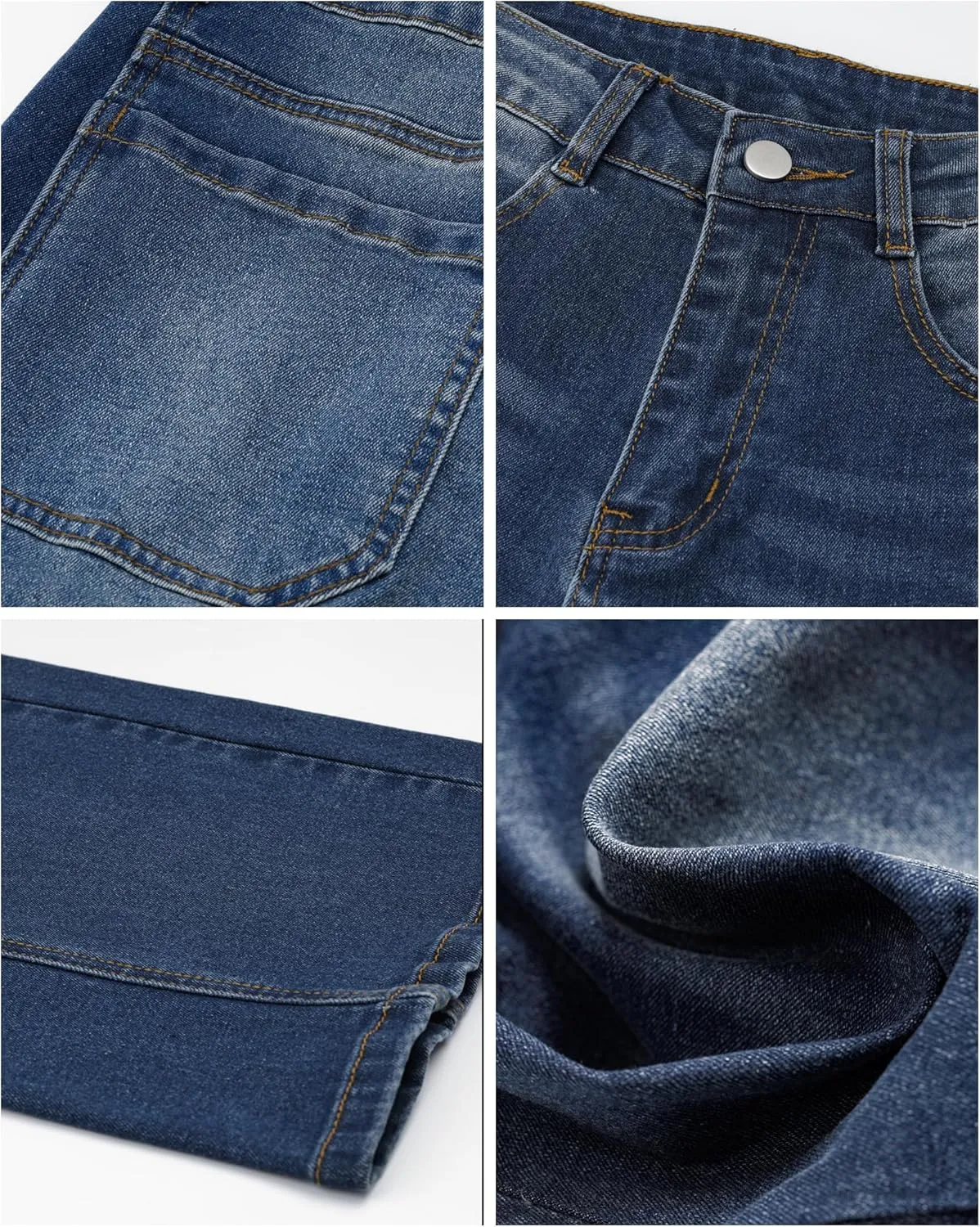 Womens Wide Leg Jeans Mid Rise Baggy Boyfriend Stretchy Ankle Vintage Denim Cropped Pants Trendy 2025